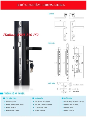 Khóa đa điểm LHB025-LH303A